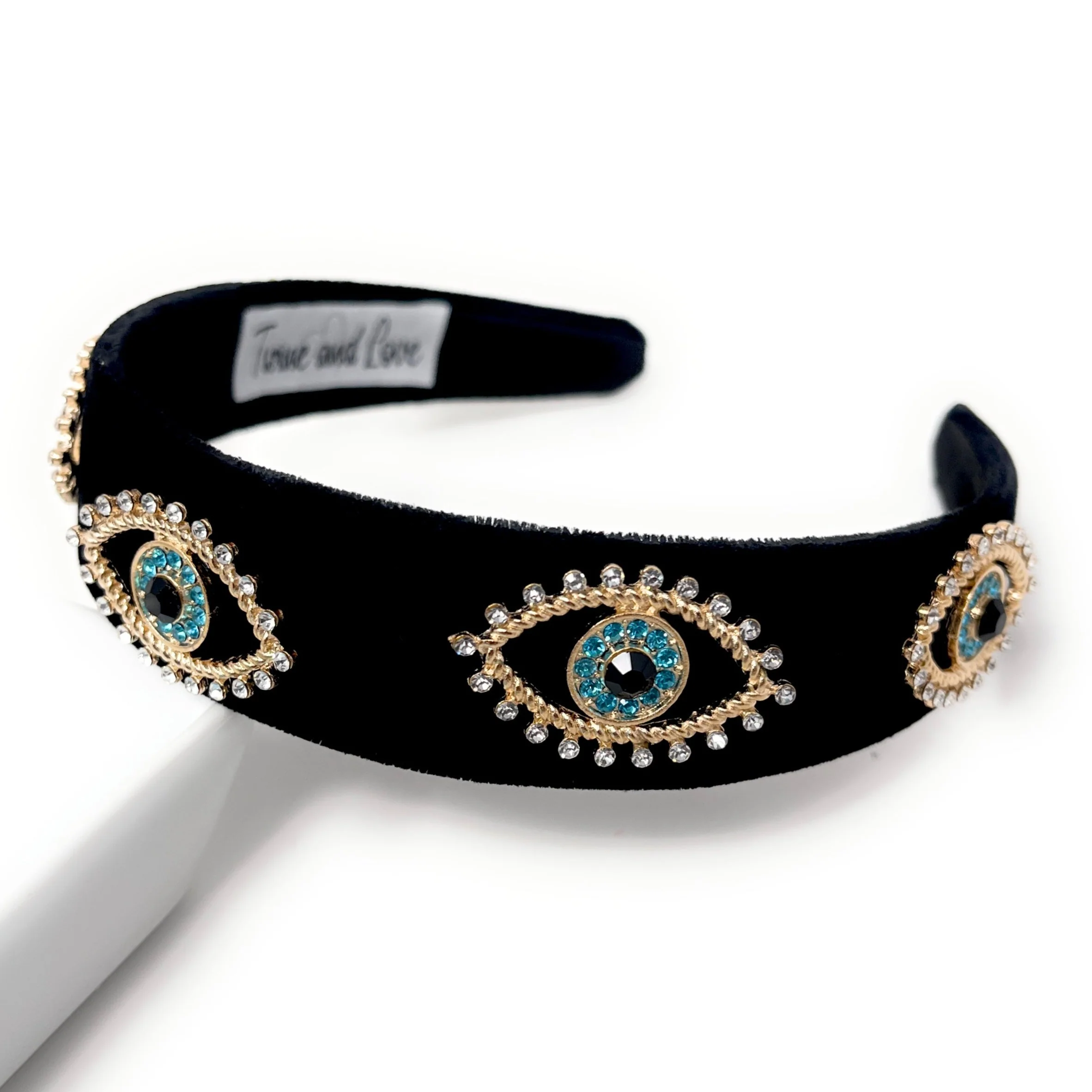 Evil Eye Jeweled Baroque Headband Questions & Answers