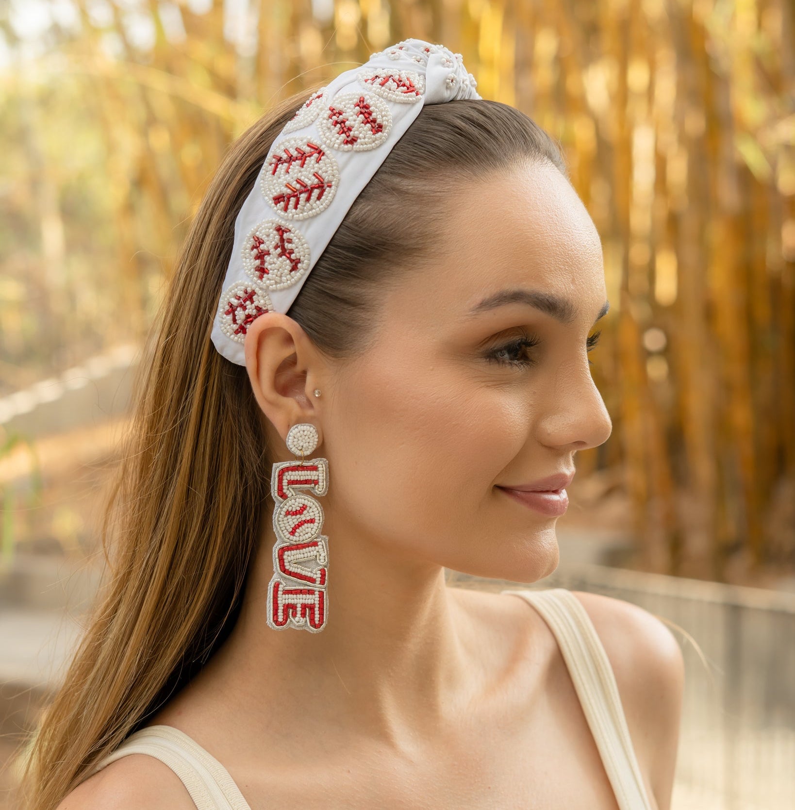 Hand Beaded Baseball Headband Questions & Answers