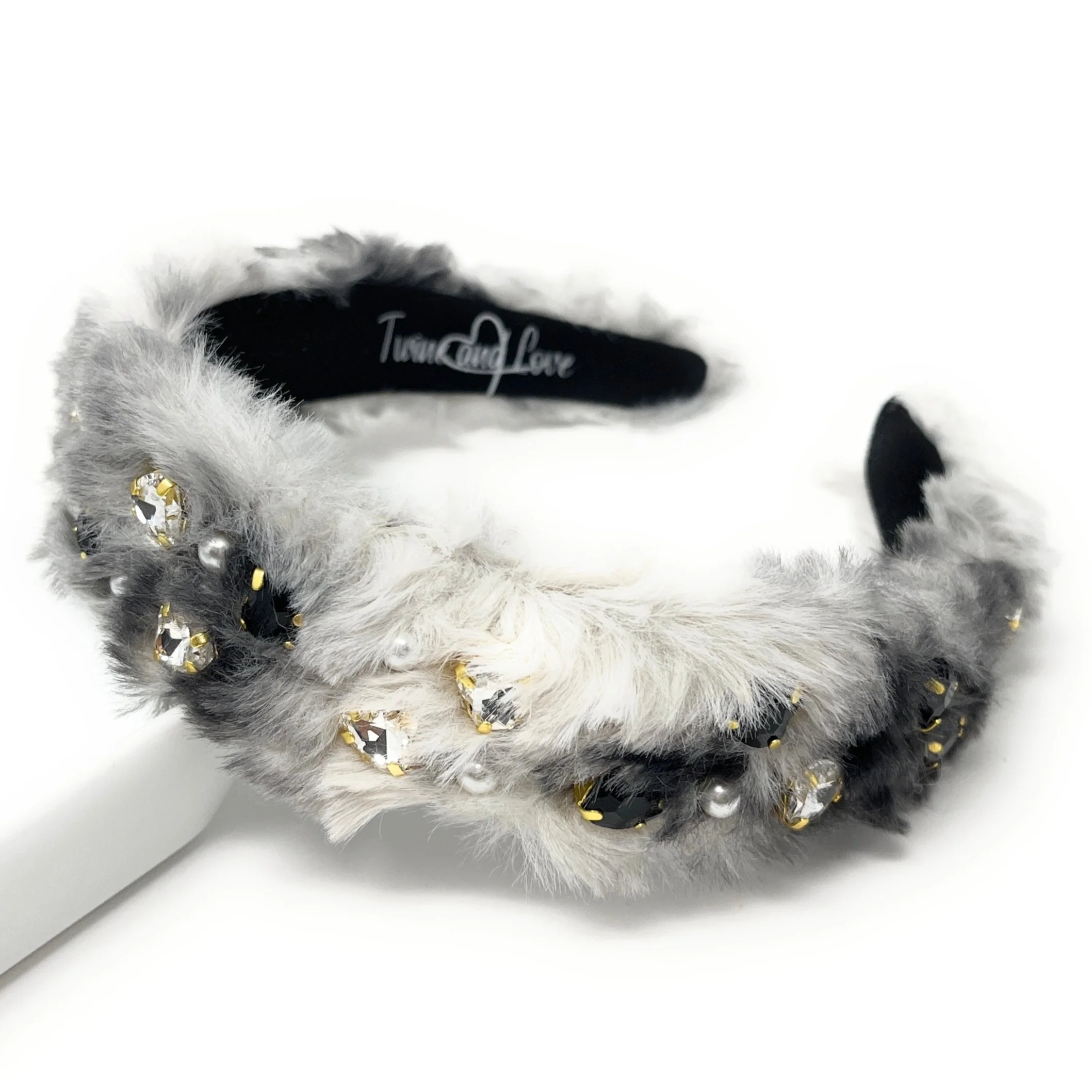 Hand Sewn Faux Fur Jeweled Headband Questions & Answers