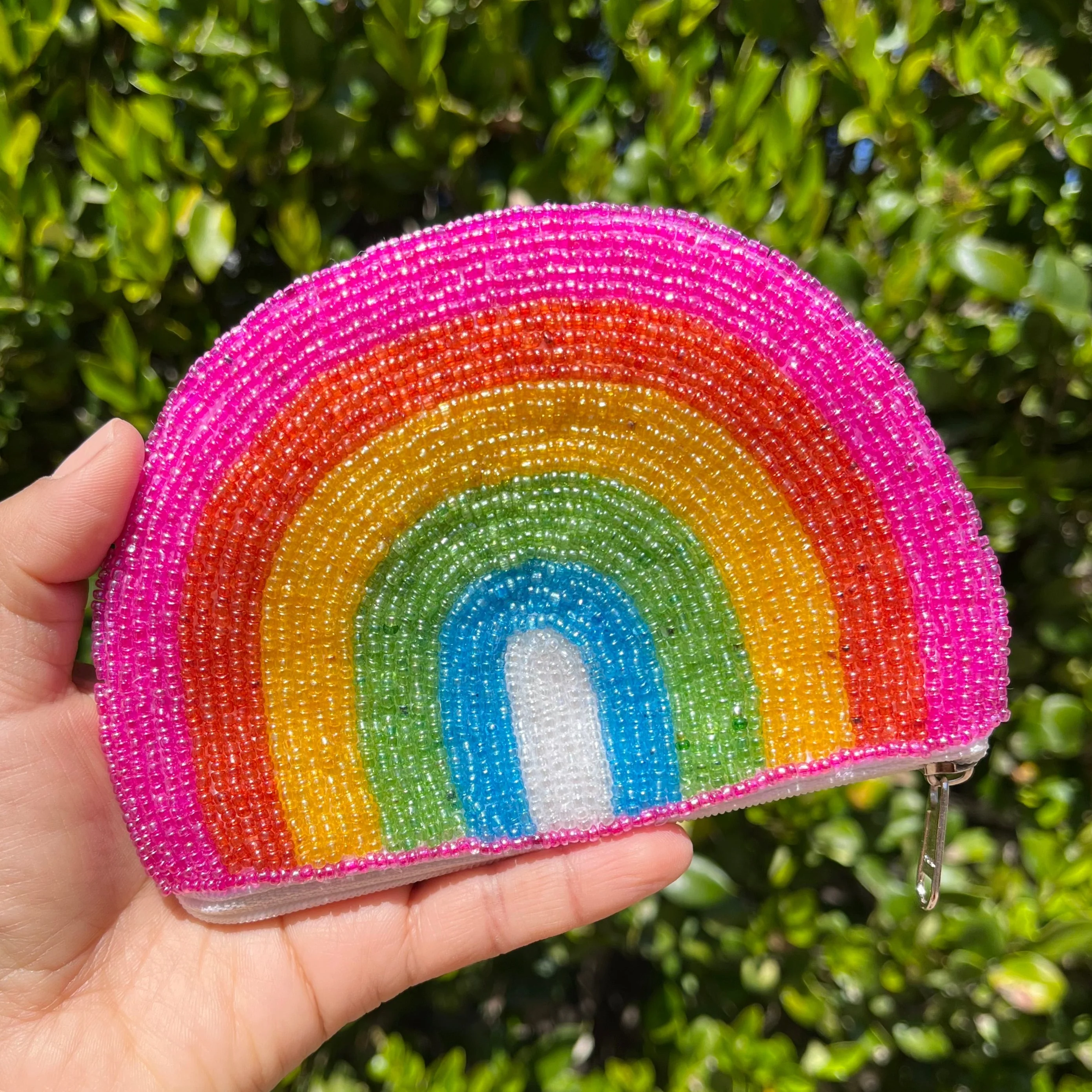 Rainbow Beaded Pouch Questions & Answers