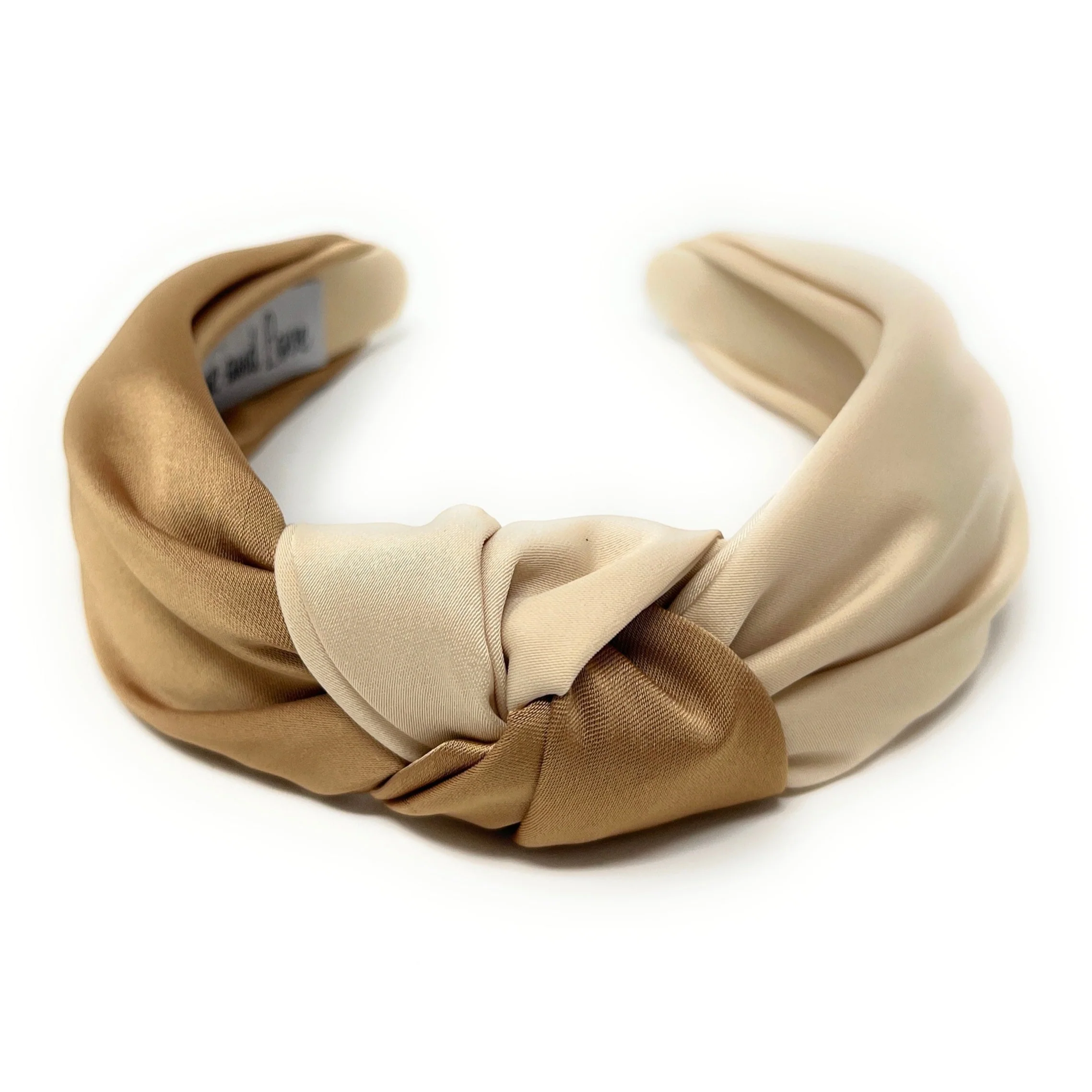 Tan and Beige Top Knotted Headband Questions & Answers