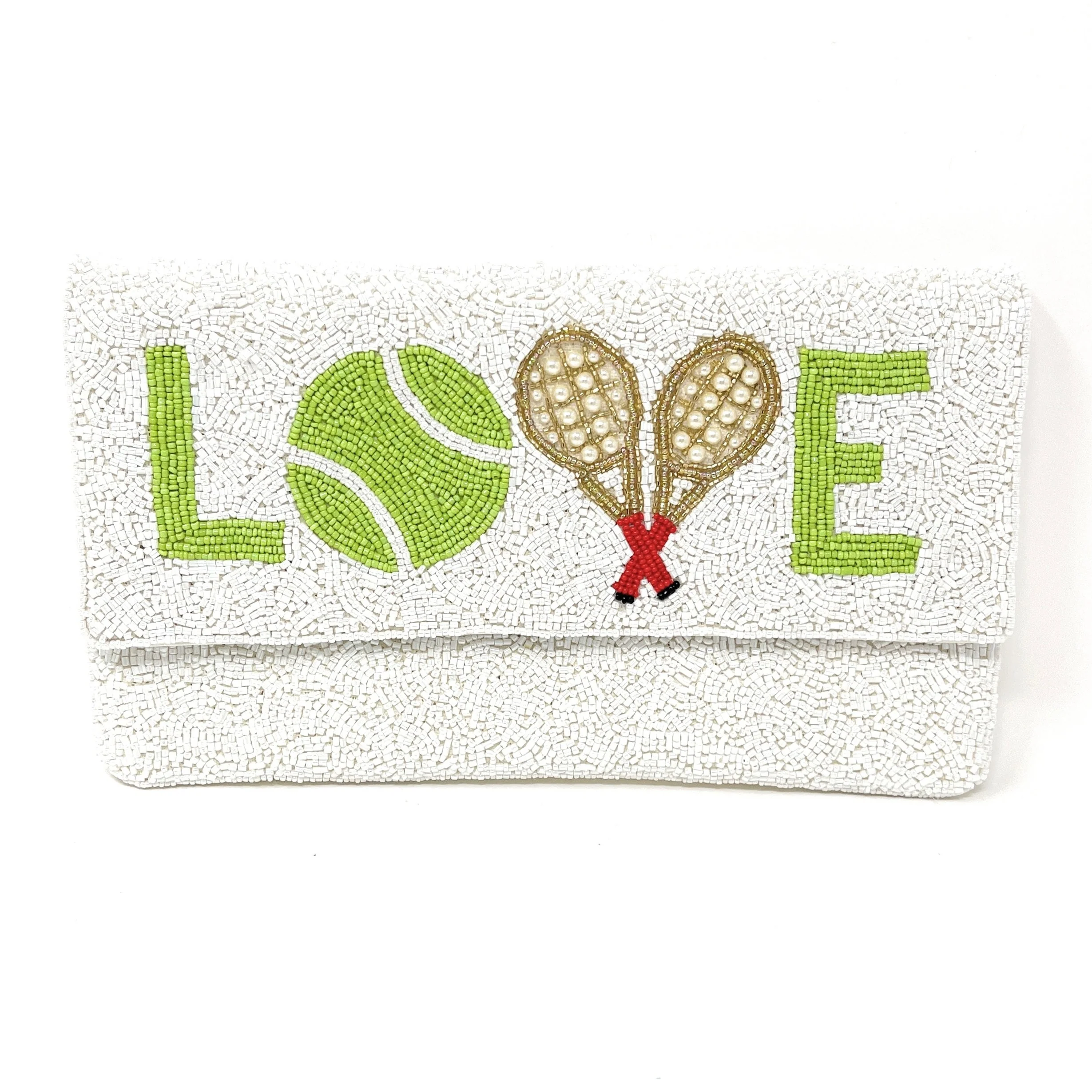Tennis Beaded Clutch Purse Questions & Answers