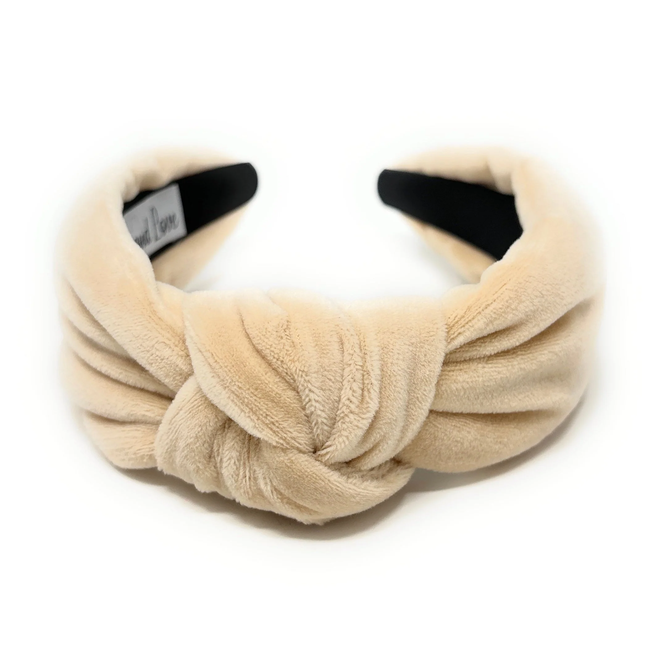 Light Beige Velvet Knot Headband Questions & Answers