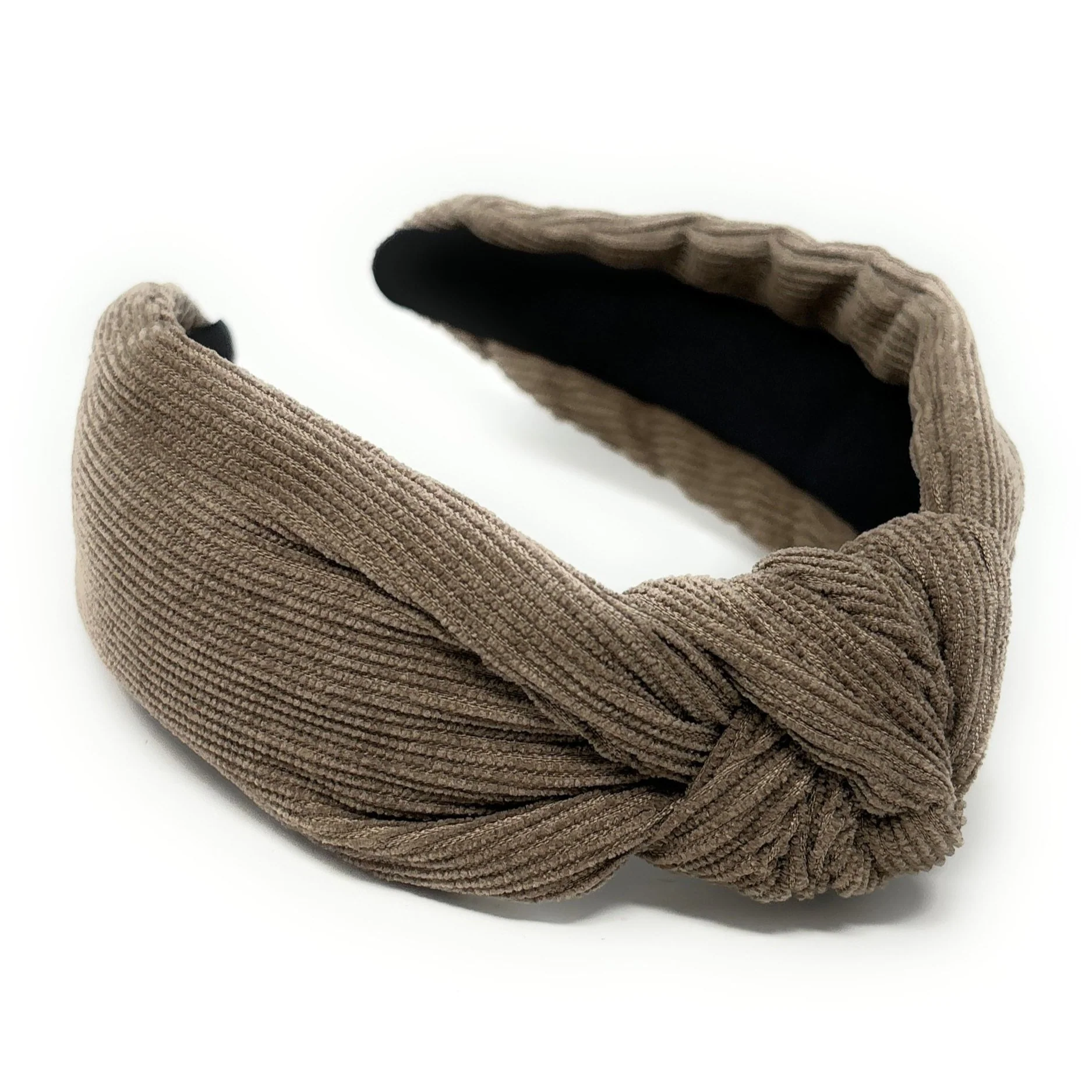 Taupe Corduroy Knotted Headband Questions & Answers