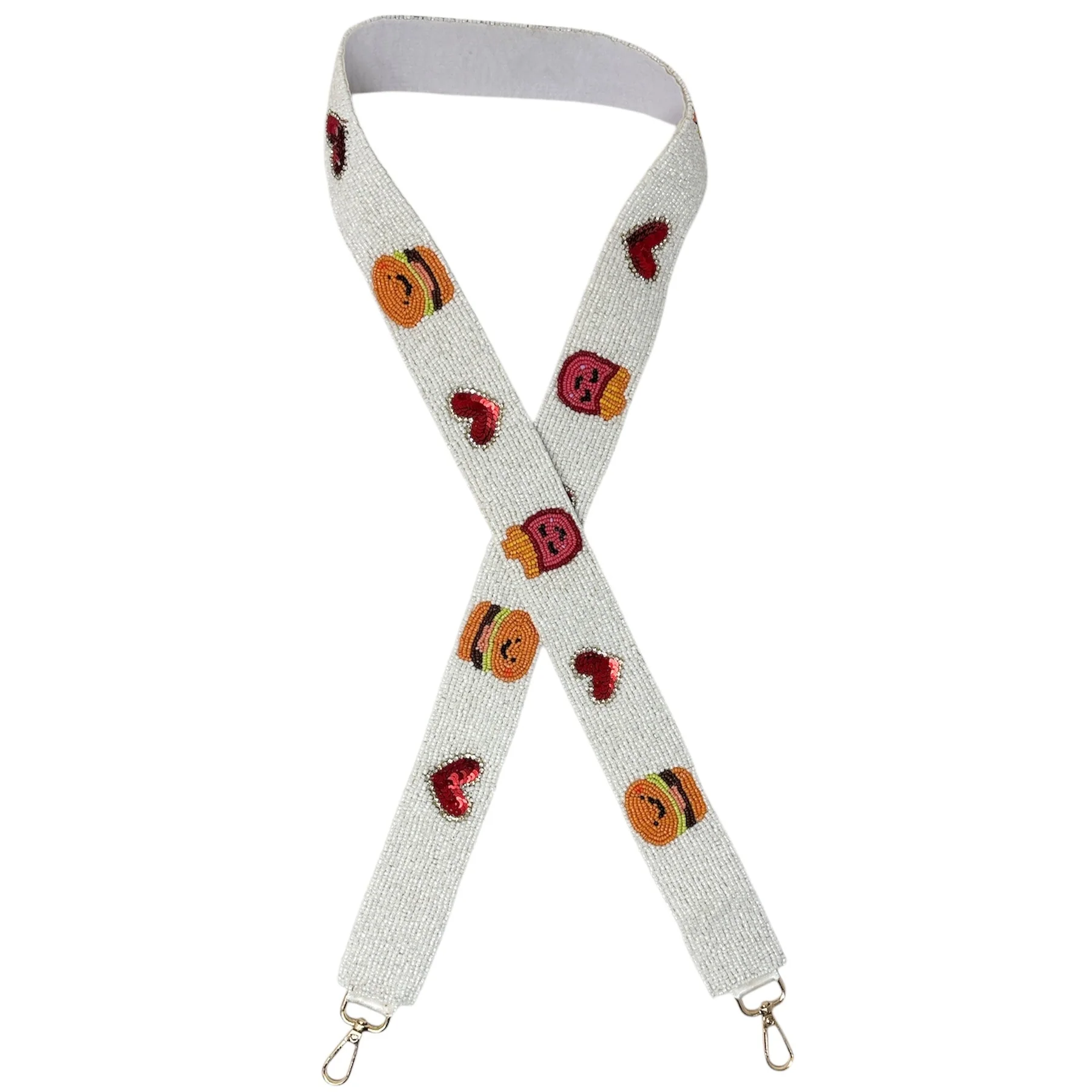 Burger Fries Love Beaded Strap Questions & Answers