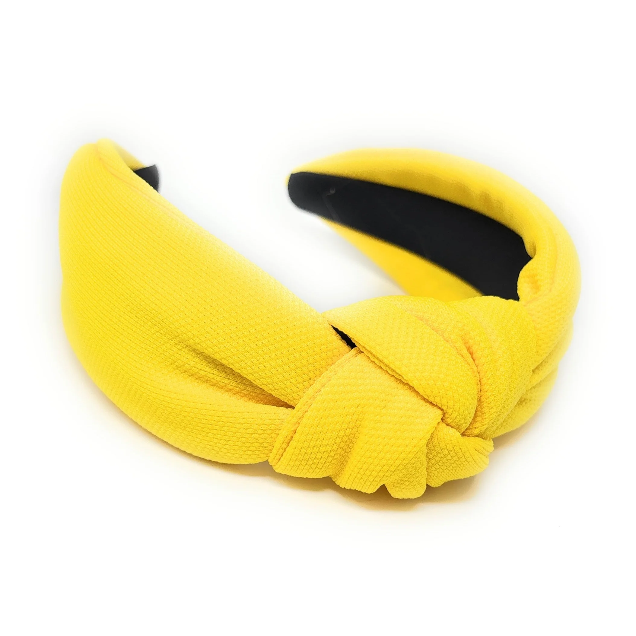 Yellow Solid Color Knotted Headband Questions & Answers