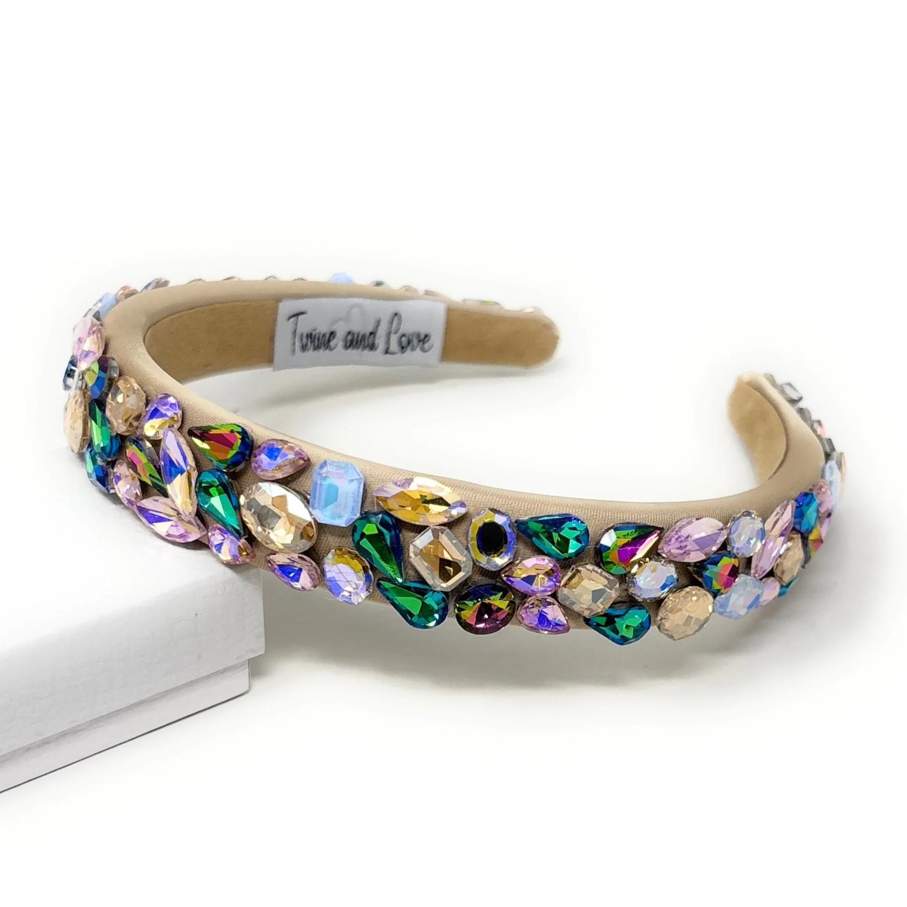Maggie Beige Embellished Baroque Headband Questions & Answers