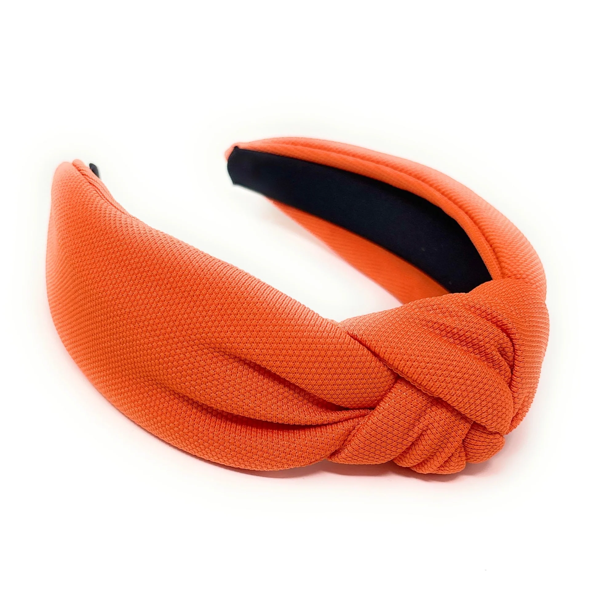Orange Solid Color Knotted Headband Questions & Answers